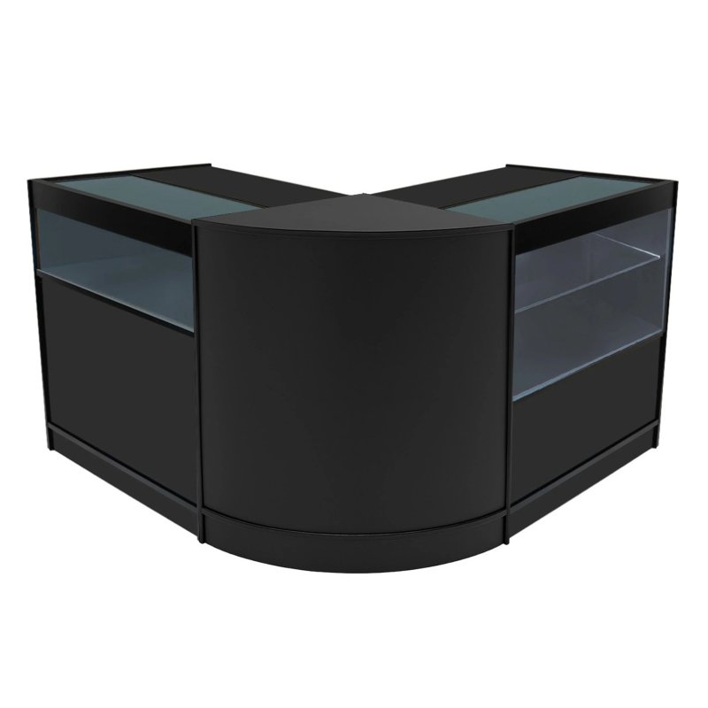 Adonis LED Shop Counter Set B900, C900 & CM60 - Black
