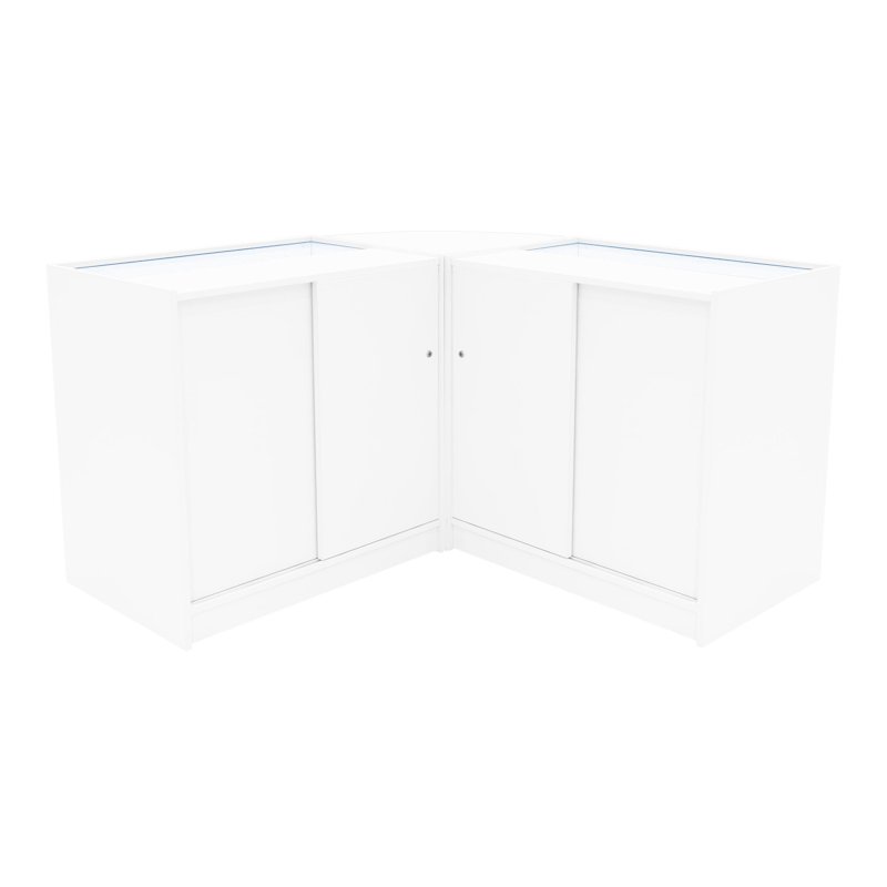 Andromeda LED Shop Counter Set LM60 & 2 x C900 - White