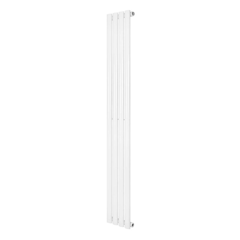 Oval Single Column Radiator - 1600 x 240mm - White
