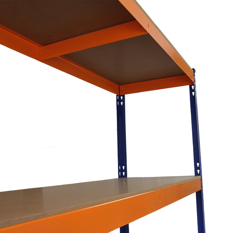 Monster Racking S-RAX 5 x Metal Shelving Heavy Duty Racking Units, 265kg/Shelf, 150cm x 50cm x 180cm