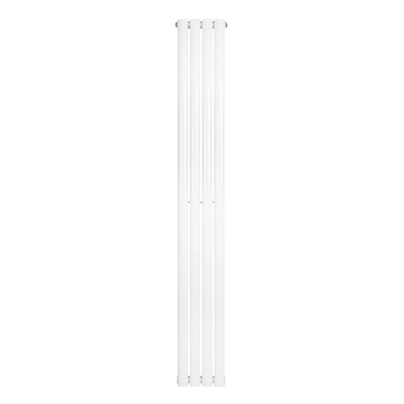Oval Single Column Radiator - 1800 x 240mm - White