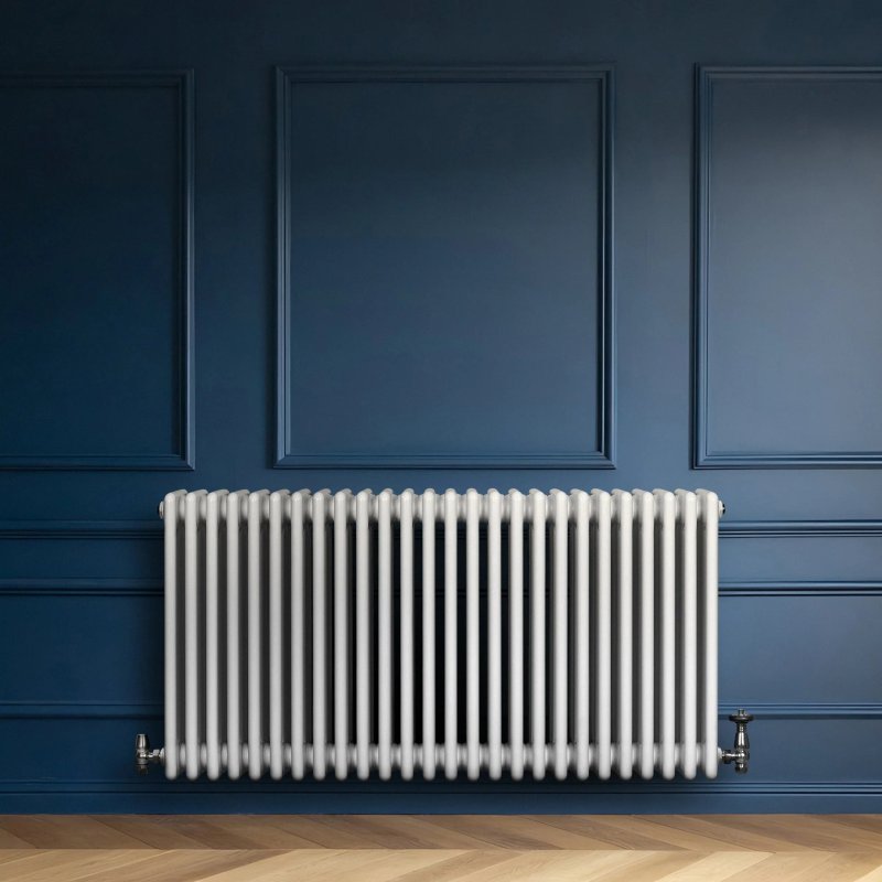 Traditional 4 Column Radiator - 600 x 1190mm - White