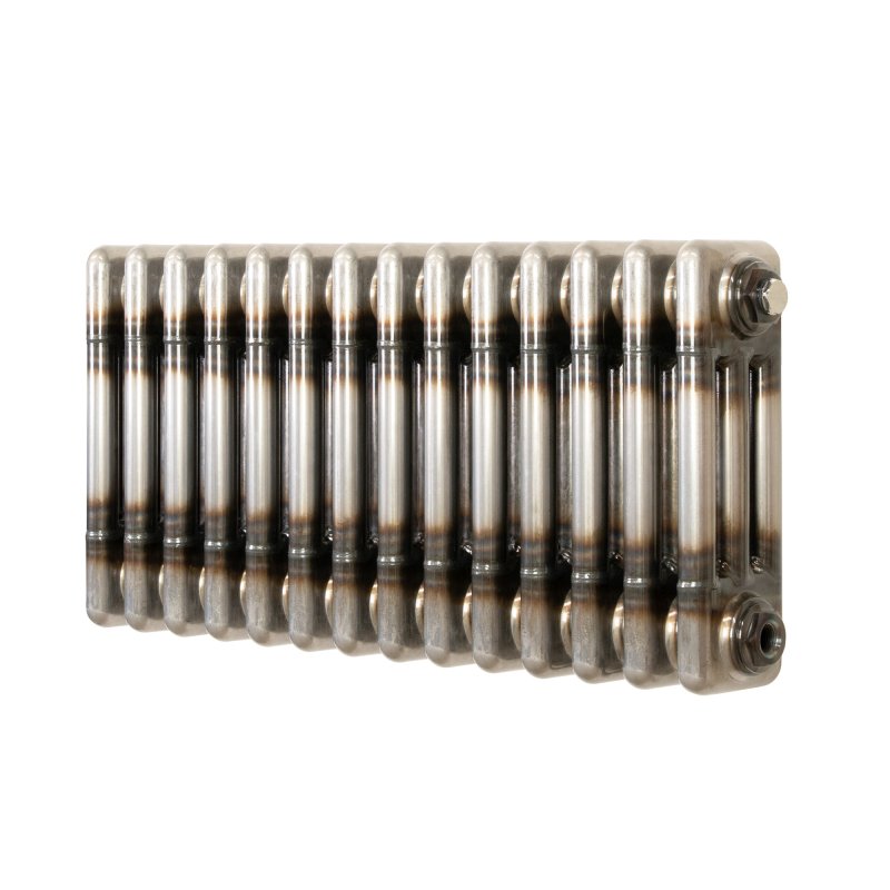 Traditional 3 Column Radiator - 300 x 650mm - Raw Metal