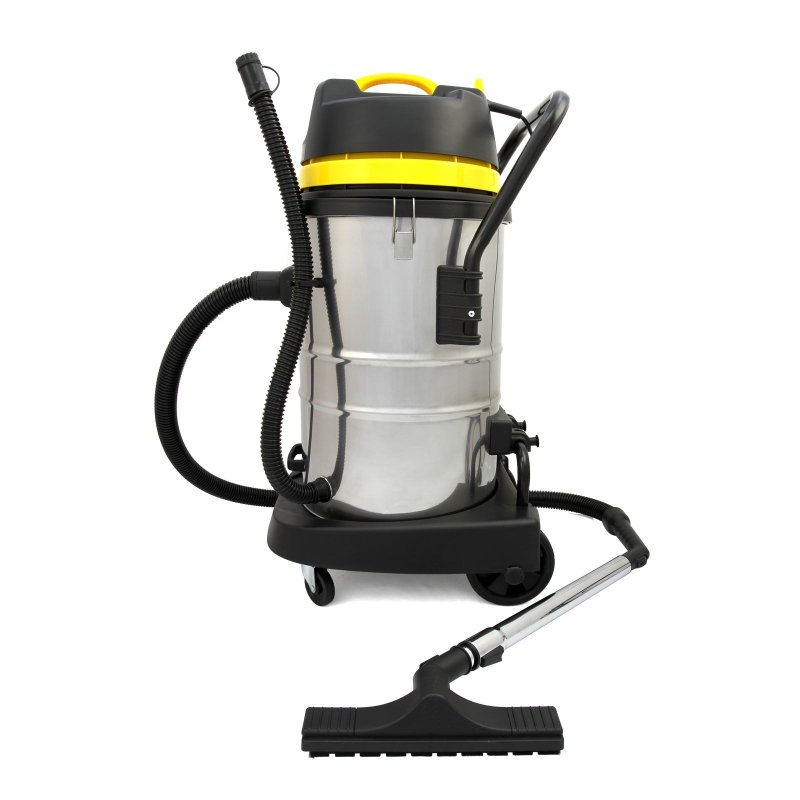 MAXBLAST Industrial Wet & Dry Vacuum Cleaner & Attachments, Powerful 1400W, 60 Litre, Stainess Steel