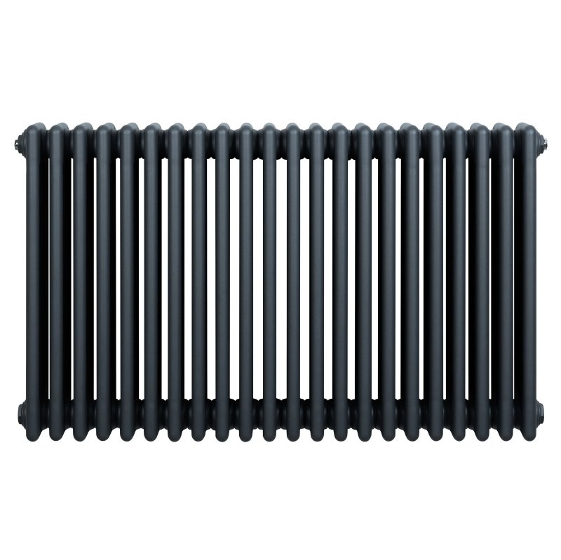 Traditional 4 Column Radiator - 600 x 1010mm - Anthracite Grey