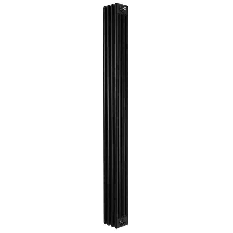 Traditional 4 Column Radiator - 1800 x 200mm - Black