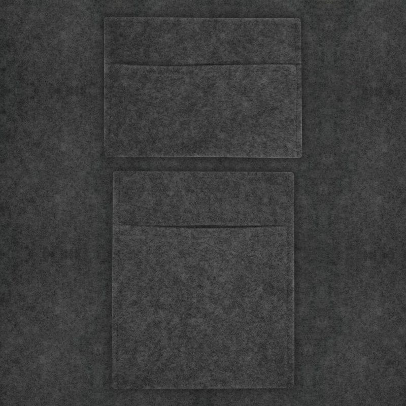 Storage Pouches - Anthracite Grey