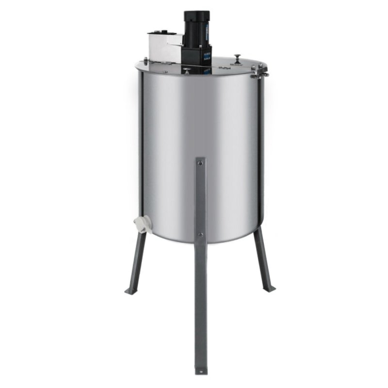 Electric Honey Extractor Separator 4 Frames Stainless Steel Barrel Beehives Honeycomb Spinner Machine With Stand Beekeeping Extractor Equipment | 140W 220V