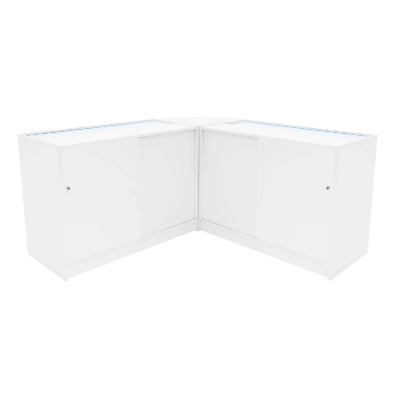 Hera LED Shop Counter Set K1200, C1200 & CM60 - White