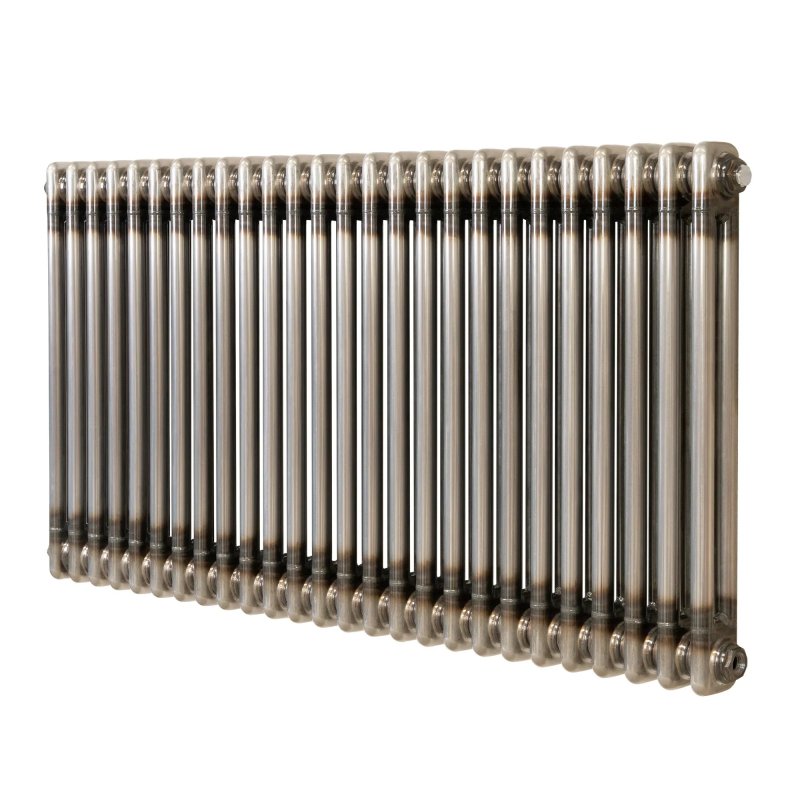 Traditional 2 Column Radiator - 600 x 1190mm - Raw Metal