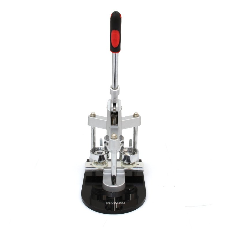 PixMax Ultimate Badge Making Kit: 25mm, 37mm, 58mm Cutters & Press Machines, 720 Components