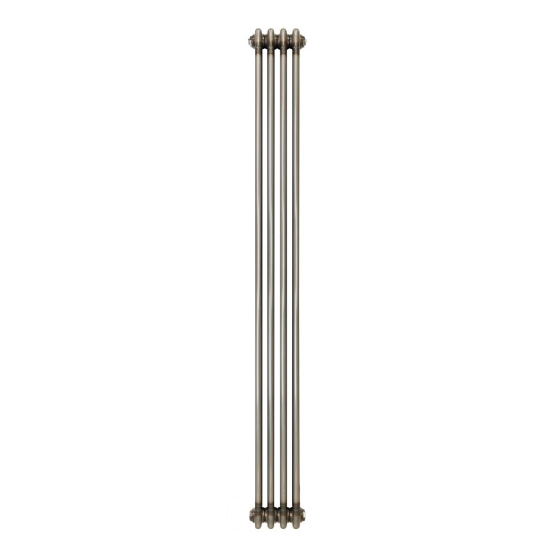 Traditional 3 Column Radiator - 1800 x 200mm - Raw Metal