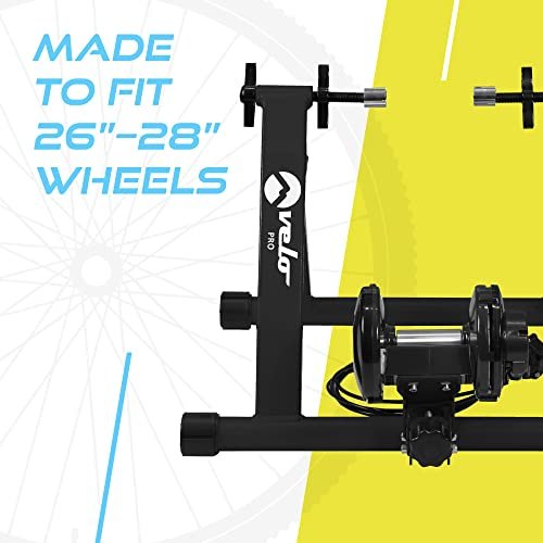 Turbo Trainer Variable Resistance Magnetic Indoor Bike Road Mountain Bikes Black