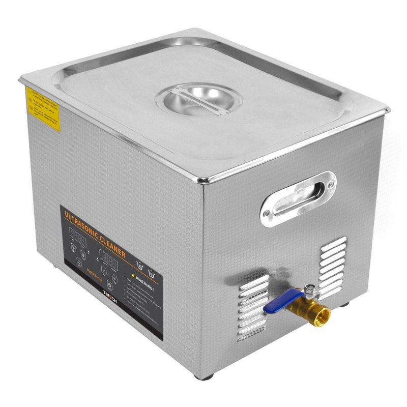 Digital Ultrasonic Cleaner 30L Professional Commercial Stainless Steel Ultra Sonic Bath Cleaning Tank Machine 1-30 Minute Timer 0-80C Heater 500W 240V 40kHZ FREE Wire Mesh Basket