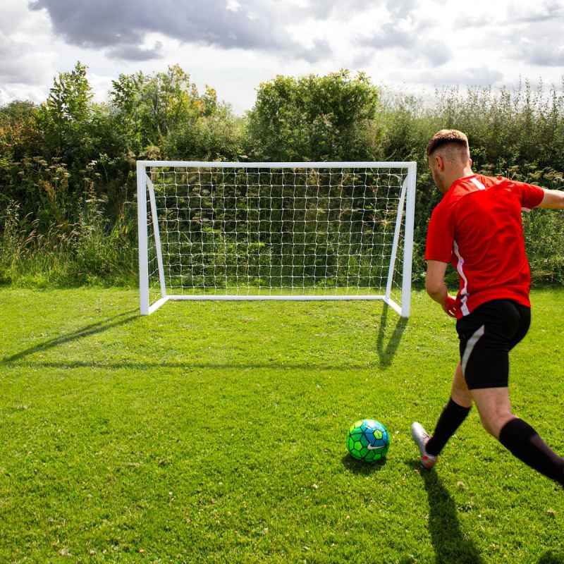 Football Goal Net 6 x 4ft All Weather PVC Goalpost 30ply Knotted Netting 24