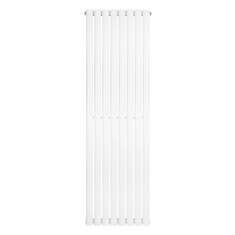 Oval Single Column Radiator - 1600 x 480mm - White