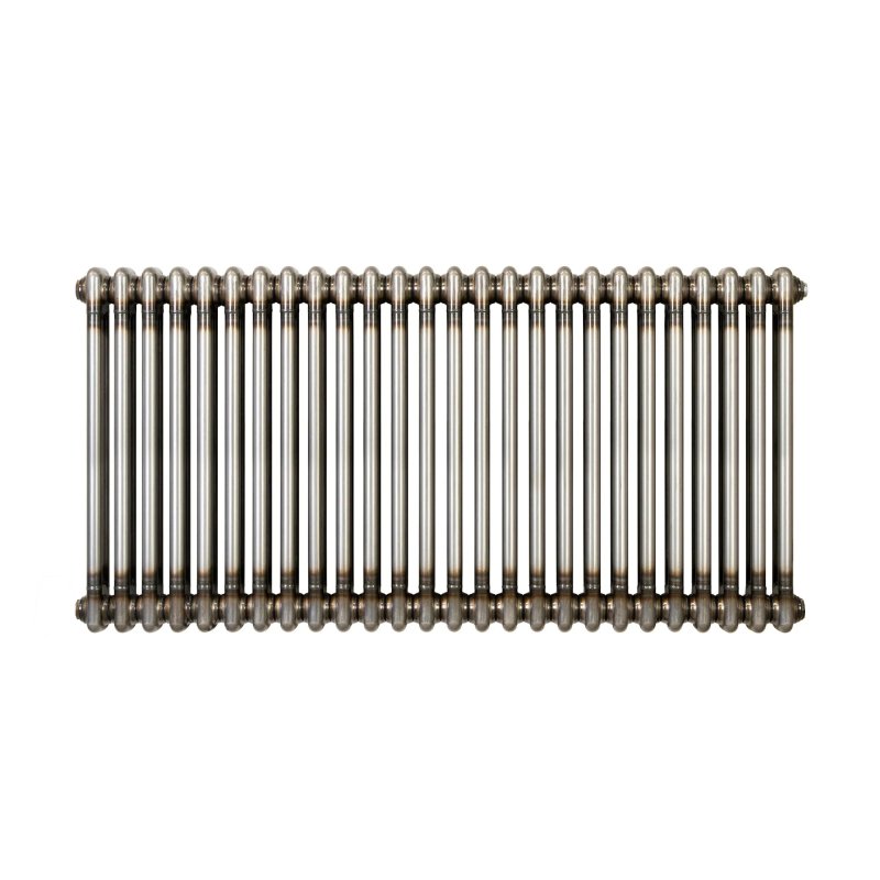 Traditional 2 Column Radiator - 600 x 1190mm - Raw Metal