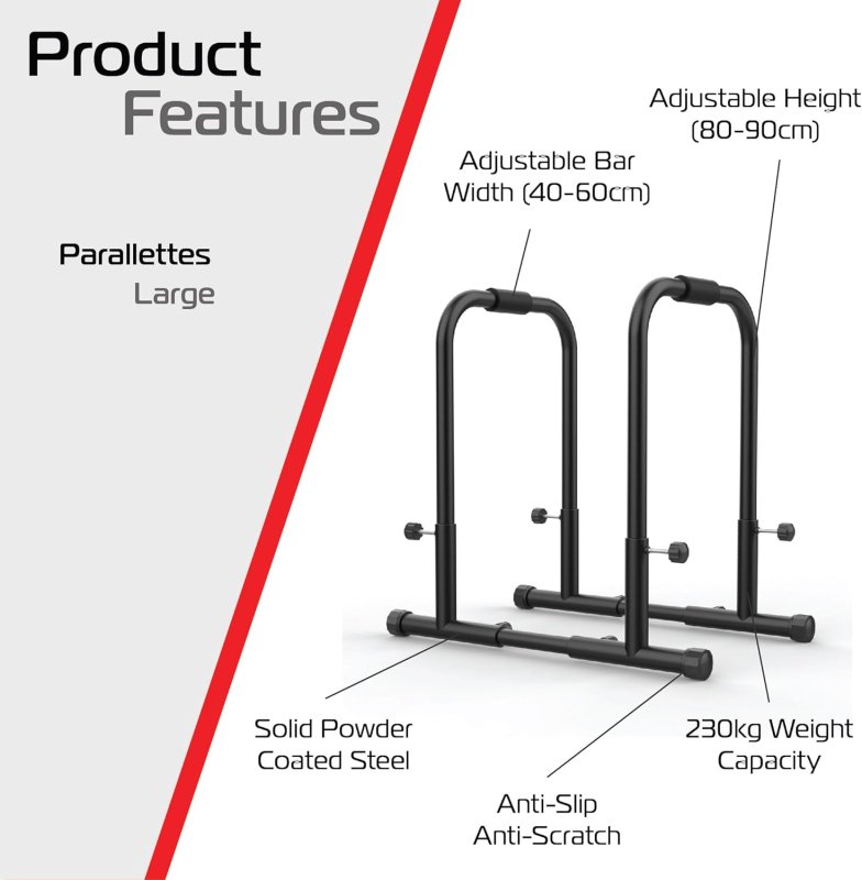 Parallettes Push Up Handles Large