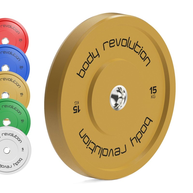 Olympic Bumper Plates Colour 30kg SET 2x5kg 2x10kg