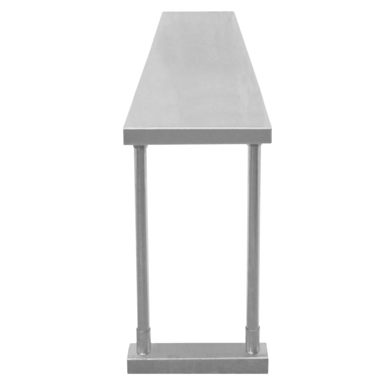 Single Tier Shelves for 6ft Prep Table Catering Bench Commercial Kitchen Heavy-duty Stainless Steel Overshelf 180 x 75 x 30cm (WxHxD)