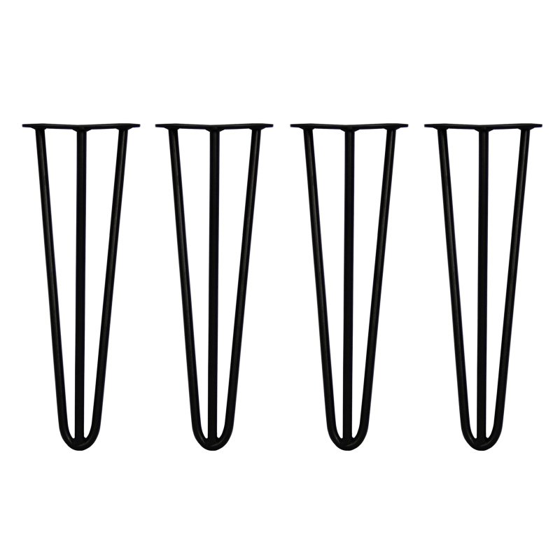 4 x Hairpin Legs / Hair Pin Legs Set SkiSki Legs Furniture Desk Bench Chair Table 16