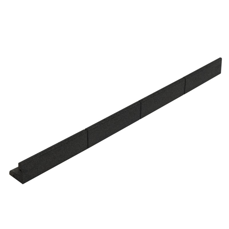Flexible Lawn Edging 40 x 1.2m With Mallet - Black