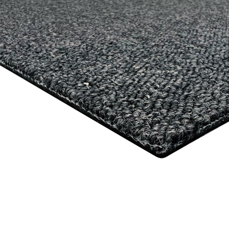 20 x Charcoal Black Carpet Tiles 5 Square Metres Commercial Hard Wearing Heavy Duty Domestic Dark Grey Premium Office Home Flooring