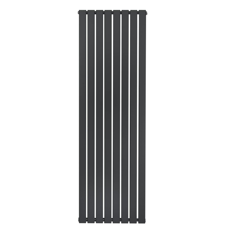 Flat Single Column Radiator - 1800 x 560mm - Anthracite Grey
