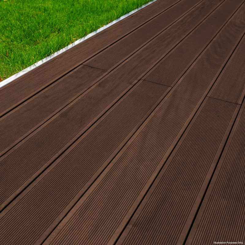 Jardí Composite Decking - 8 SQM - Conker Brown