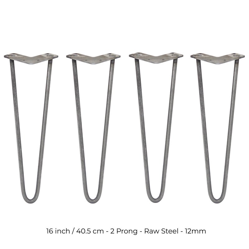 4 x Hairpin Legs / Hair Pin Legs Set SkiSki Legs Furniture Desk Bench Chair Table 16