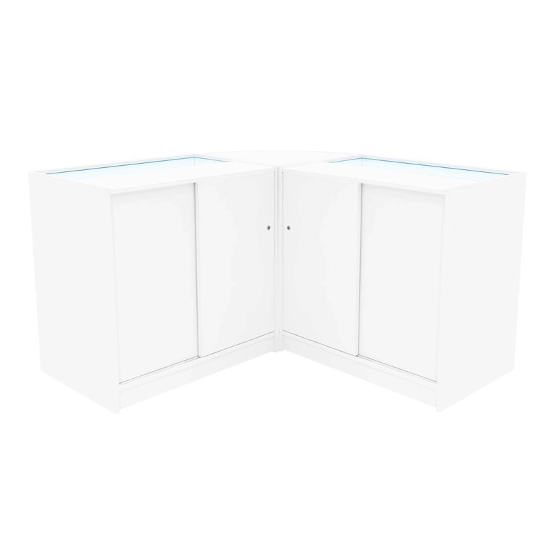 Triton LED Shop Counter Set K900, B900 & CM60 - White