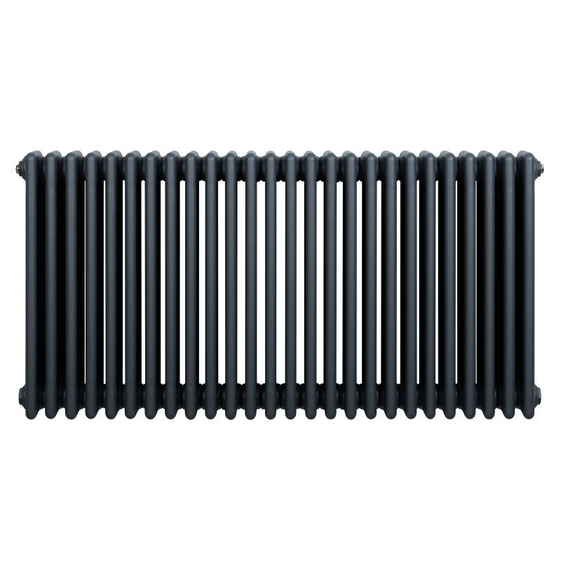 Traditional 4 Column Radiator - 600 x 1190mm - Anthracite Grey
