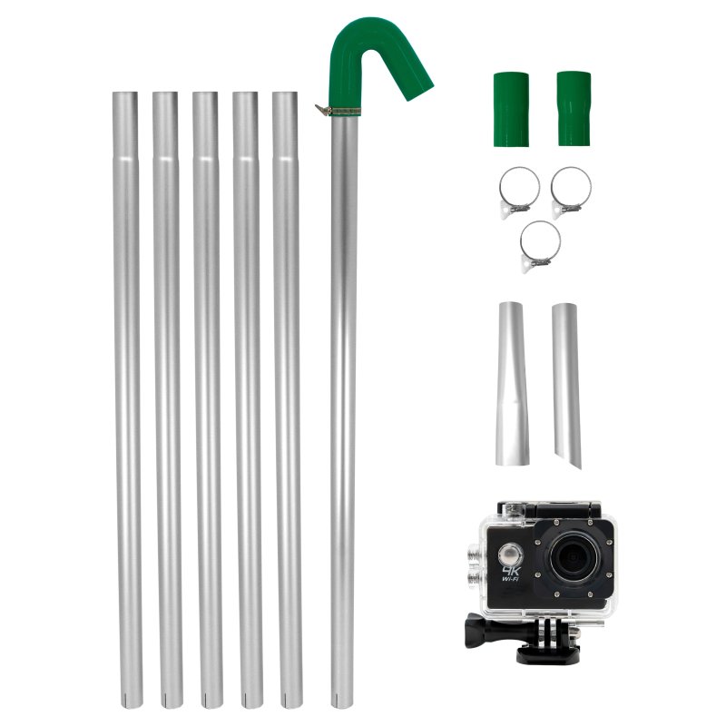 Gutter Vacuum Poles With Camera