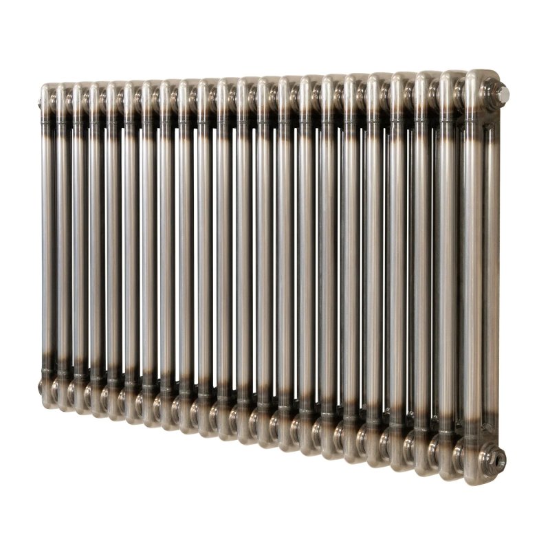 Traditional 2 Column Radiator - 600 x 1010mm - Raw Metal