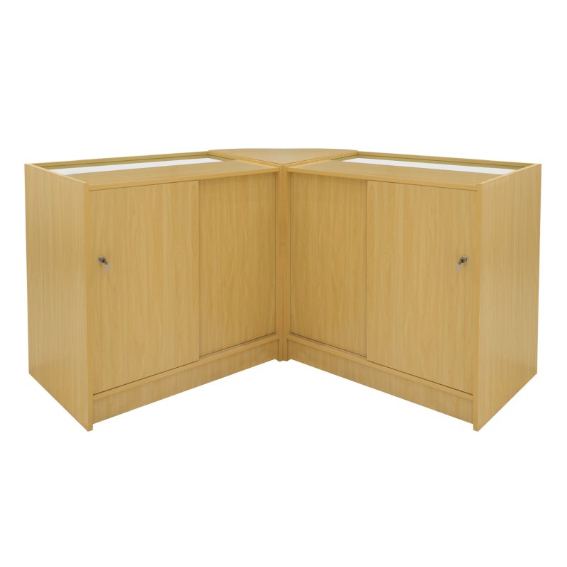 Helios LED Shop Counter Set CM60 & 2 x K900 - Maple