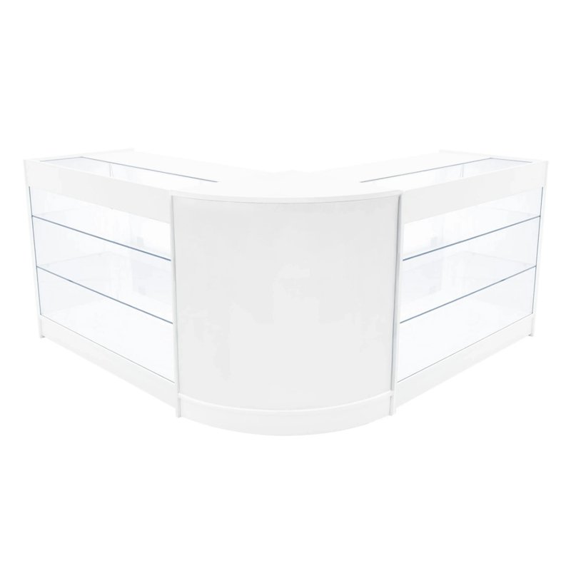 Helios LED Shop Counter Set CM60 & 2 x K1200 - White