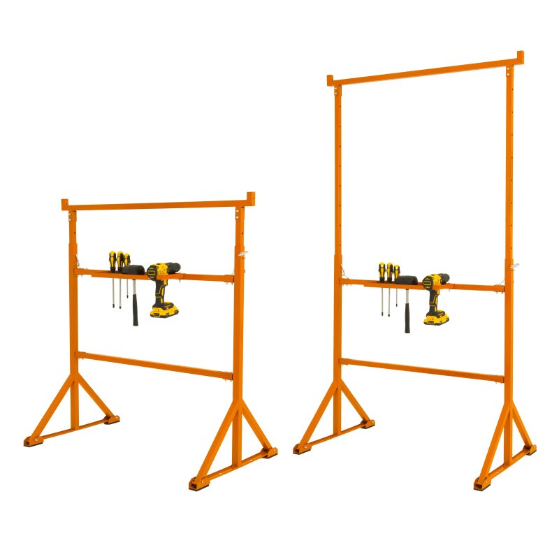 Trestle Stand x 2 & Mortar Board Stands 750mm H x 3
