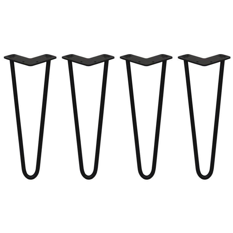 4 x Hairpin Legs / Hair Pin Legs Set SkiSki Legs Furniture Desk Bench Chair Table 14