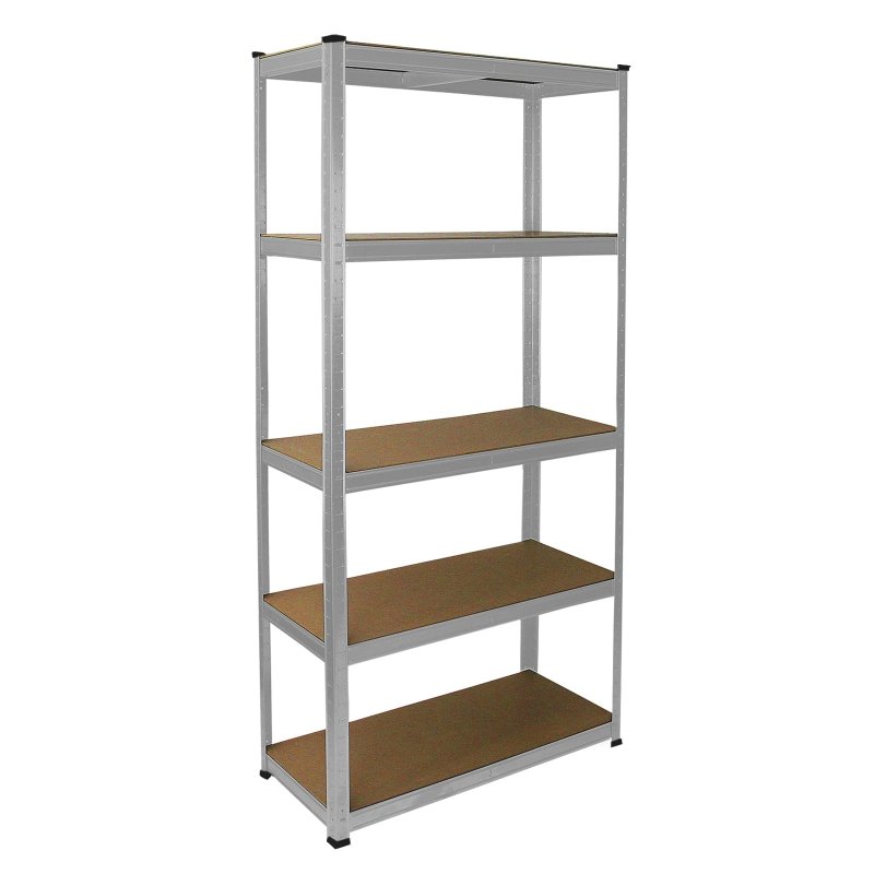 Monster Racking E-rax Shelving cabinet - 90x40x180 cm - Silver - 100% boltless - Load capacity: 200 kg per shelf - metal storage rack
