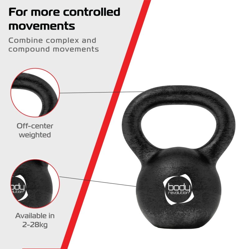 Body Revolution Cast Iron Kettlebells 28kg