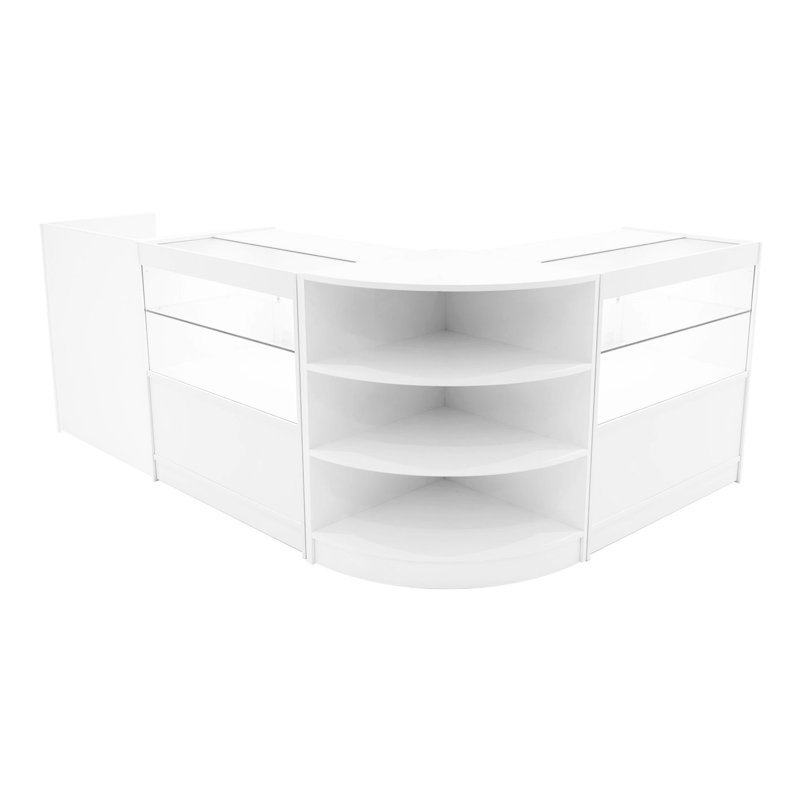 Eclipse LED Shop Counter Set LM60, TB60 & 2 x C900 - White