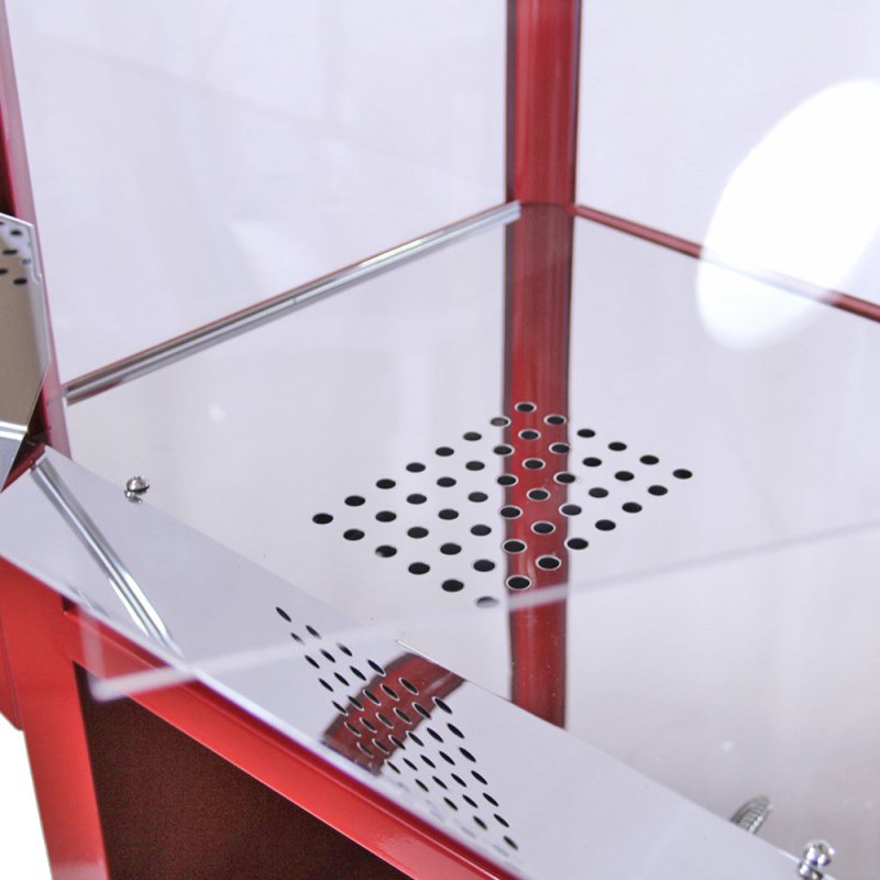 Popcorn Maker Machine / 8 Ounce Large Kukoo Pop Corn Machine With Matching Cart