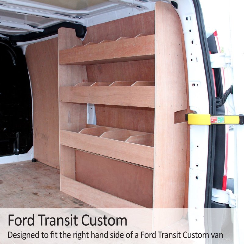 Monster Racking Ford Transit Van Racking & Shelving Storage Unit, 102cm x 136cm x 30cm, Plywood