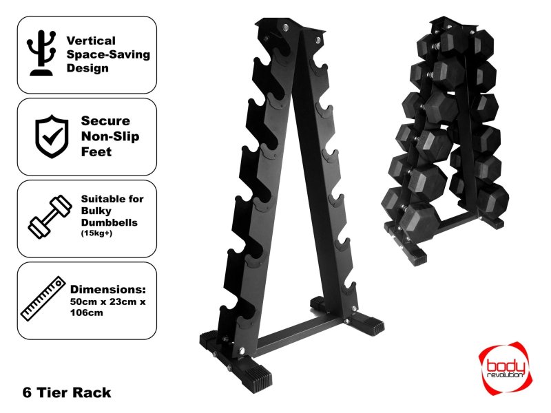 Dumbbell Weight Rack 6 Rack
