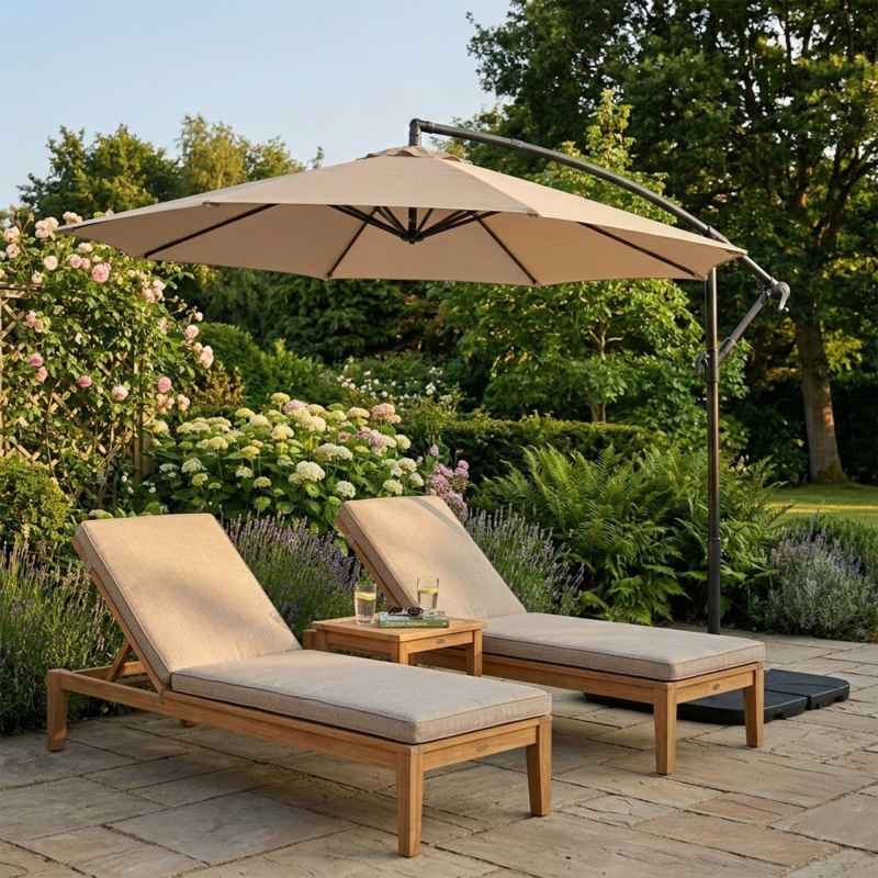 Cantilever Parasol 3m - Beige