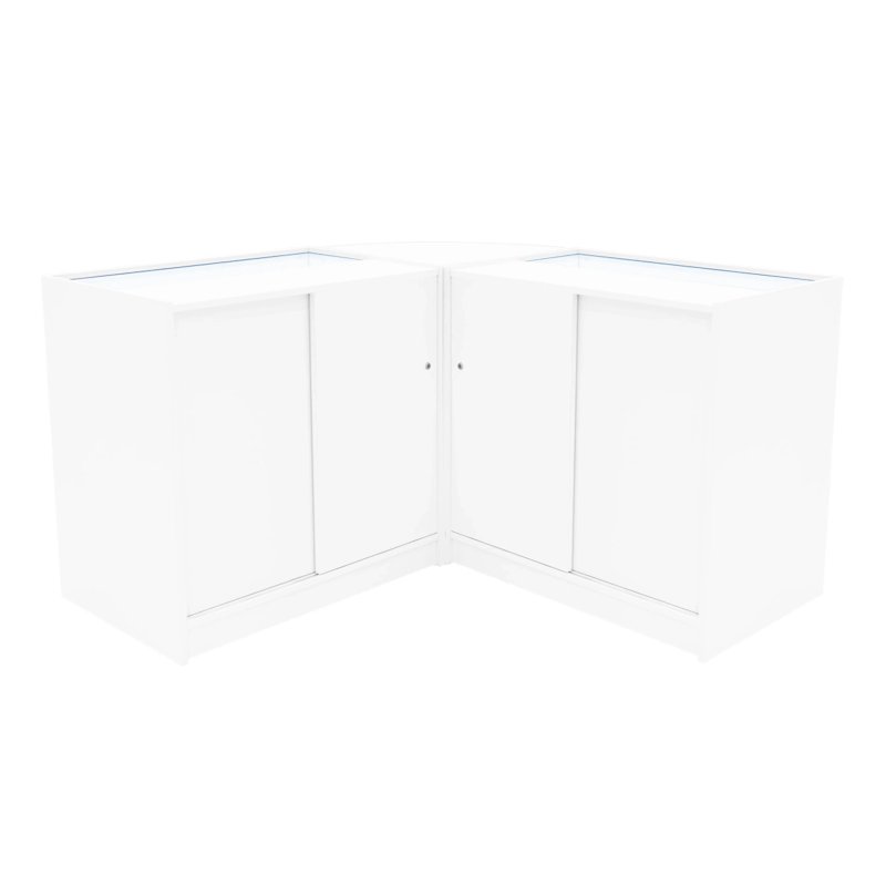 Adonis LED Shop Counter Set B900, C900 & CM60 - White