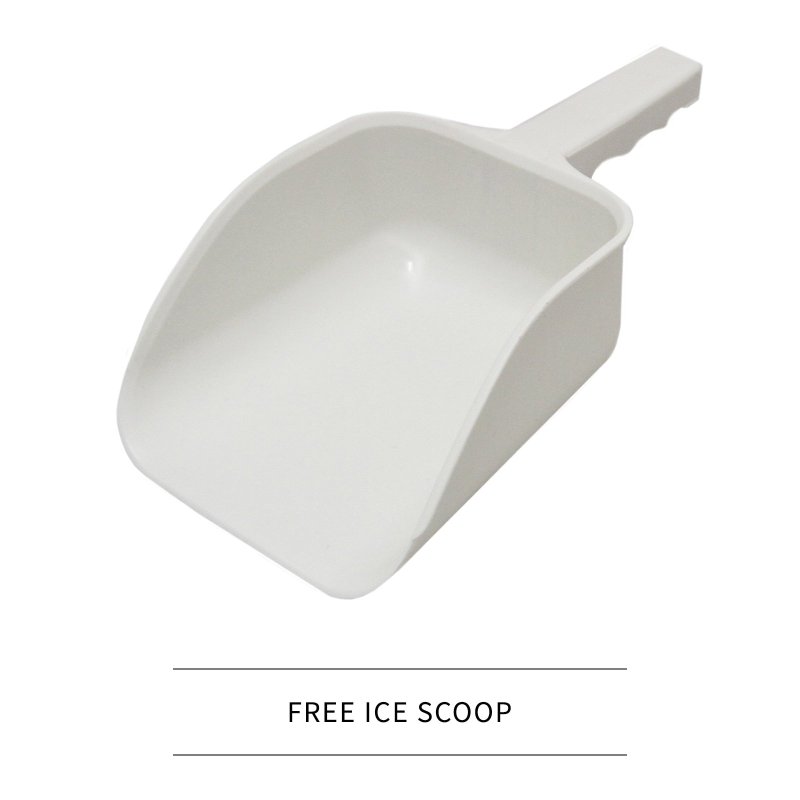 Commercial Ice Cube Maker Stainless Steel Machine 40kg/24hr Restaurant Bar Cafe Hotel IceMaker / FREE Ice Crusher
