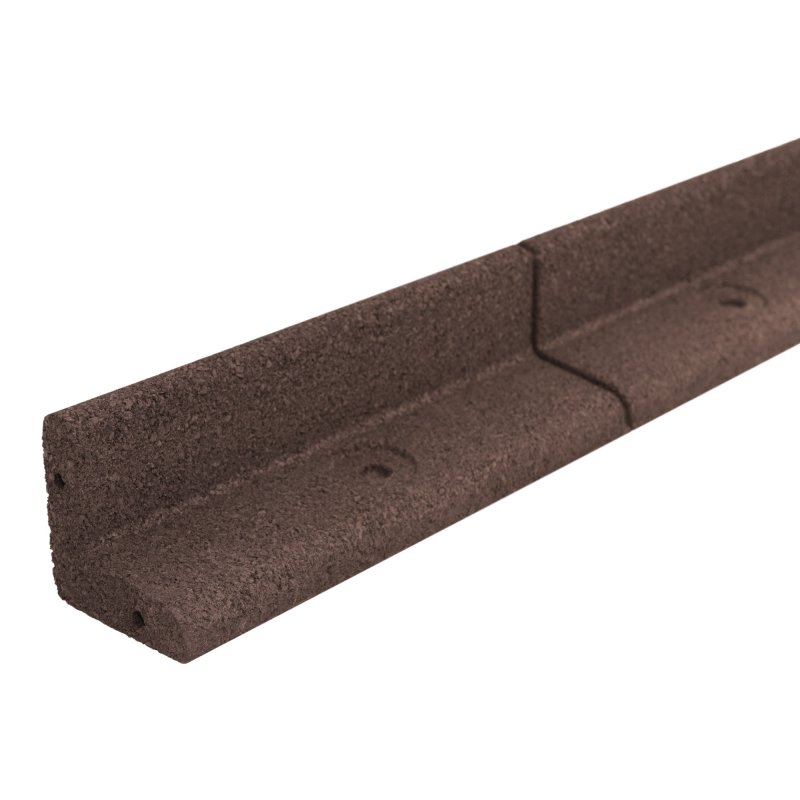Flexible Lawn Edging 50 x 1.2m With Mallet - Brown
