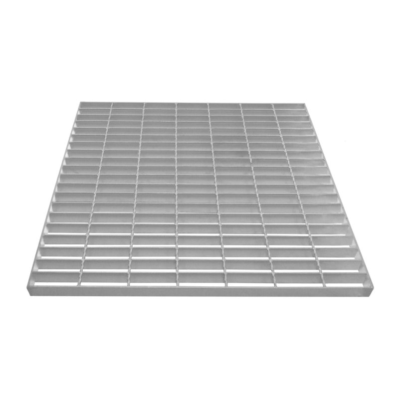 Galvanised Grating Floor Forge Walkway Mesh Floor Panel Grid Drainage Gutter Vent Heavy Duty Weatherproof Steel Zinc Coated 700mm x 700mm x 30mm 4mm Metal Thickness 490kg Load Capacity