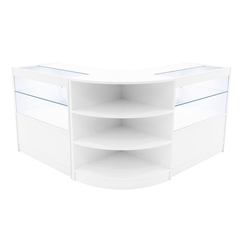 Andromeda LED Shop Counter Set LM60 & 2 x C900 - White